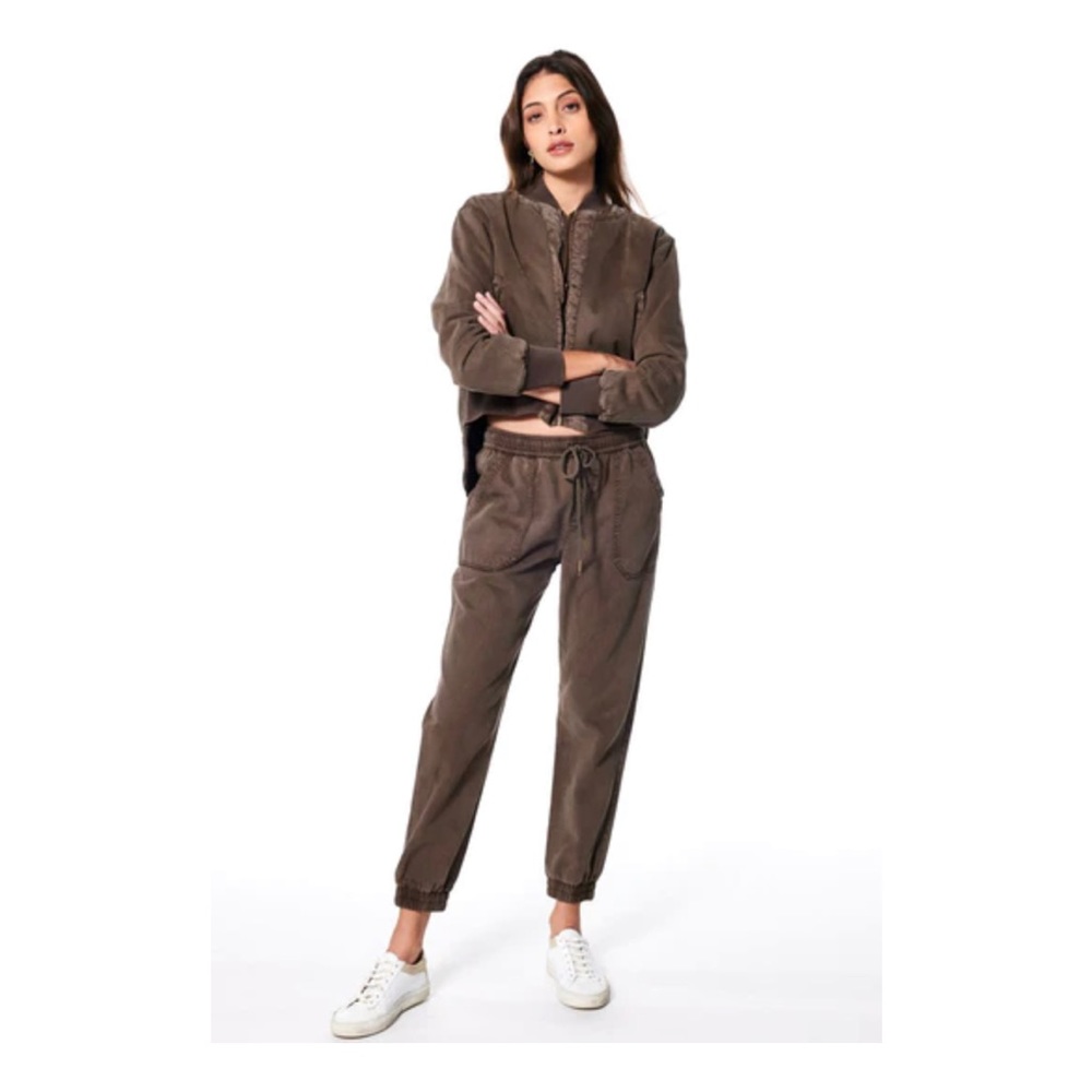 TWO PIECES SET from YF&B - Colton Bomber (Fir Green Pigment + Jace Denim Jogger